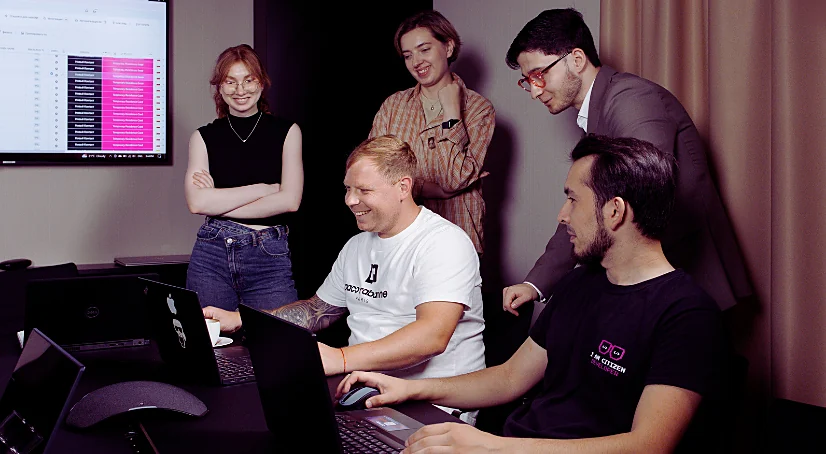The Webscover team at work